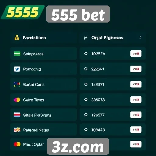 Metodos de pagamento disponíveis na 555 bet